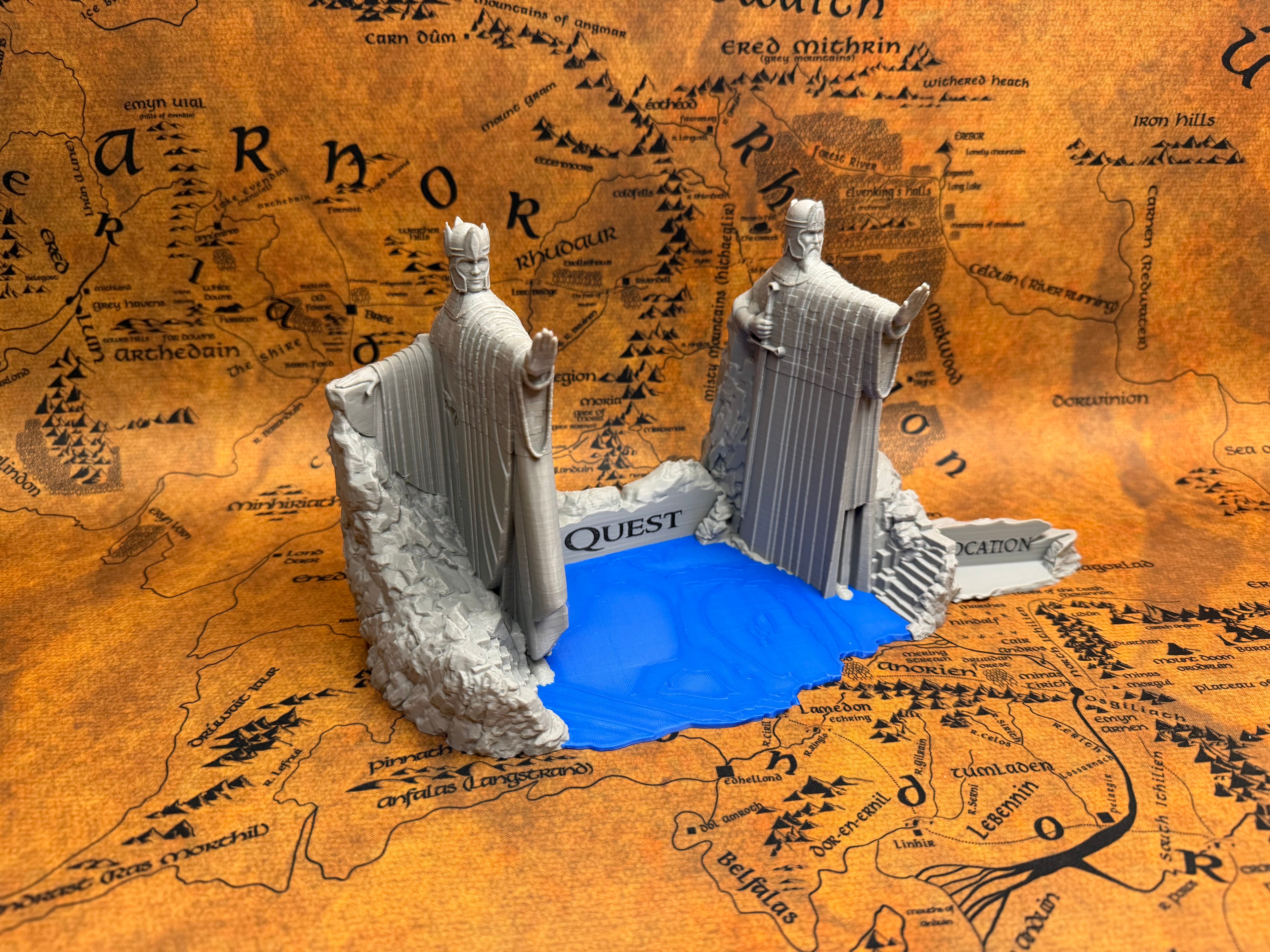 Lord of the Rings LCG Quest Stand & Tokens