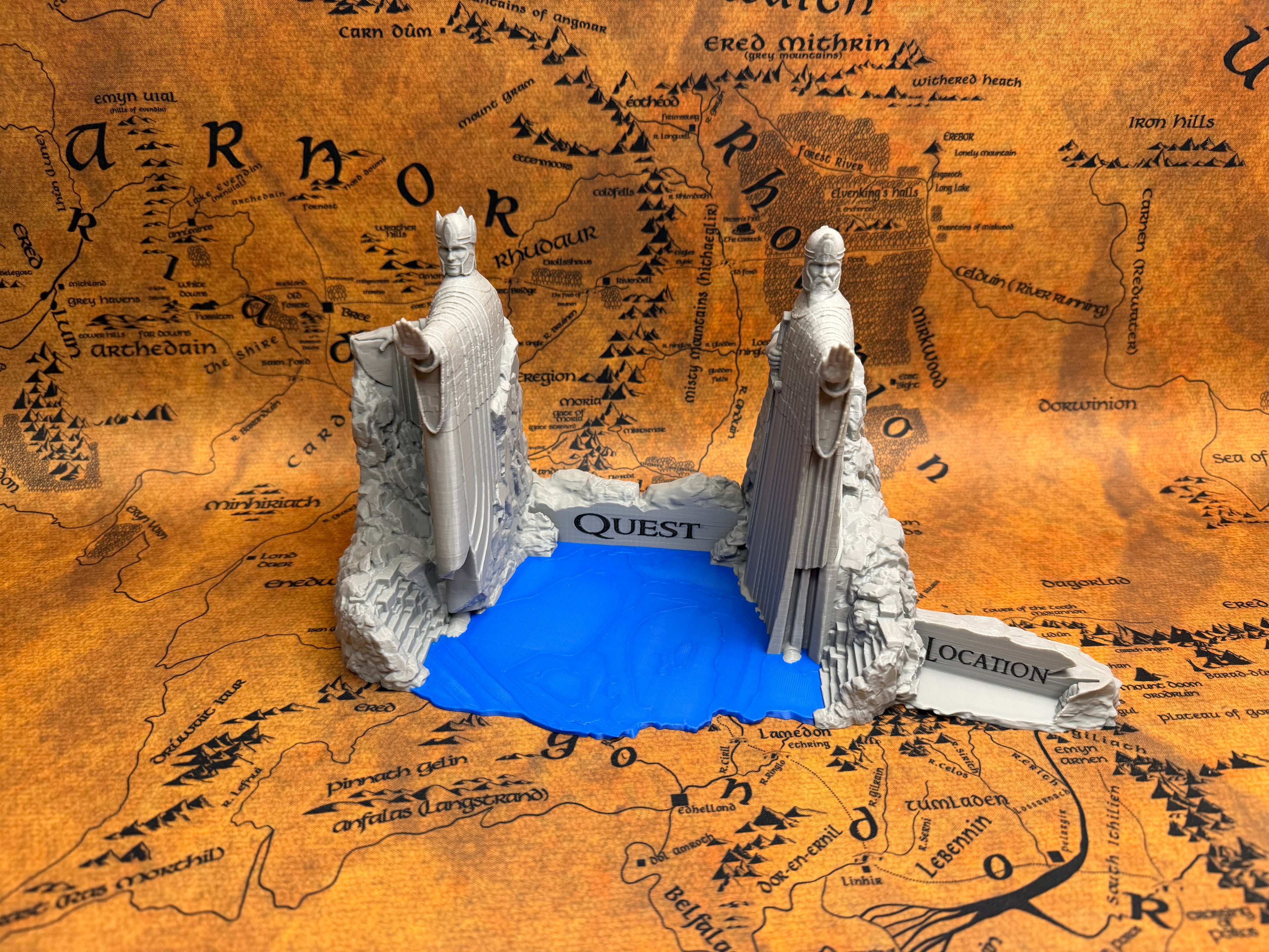 Lord of the Rings LCG Quest Stand & Tokens