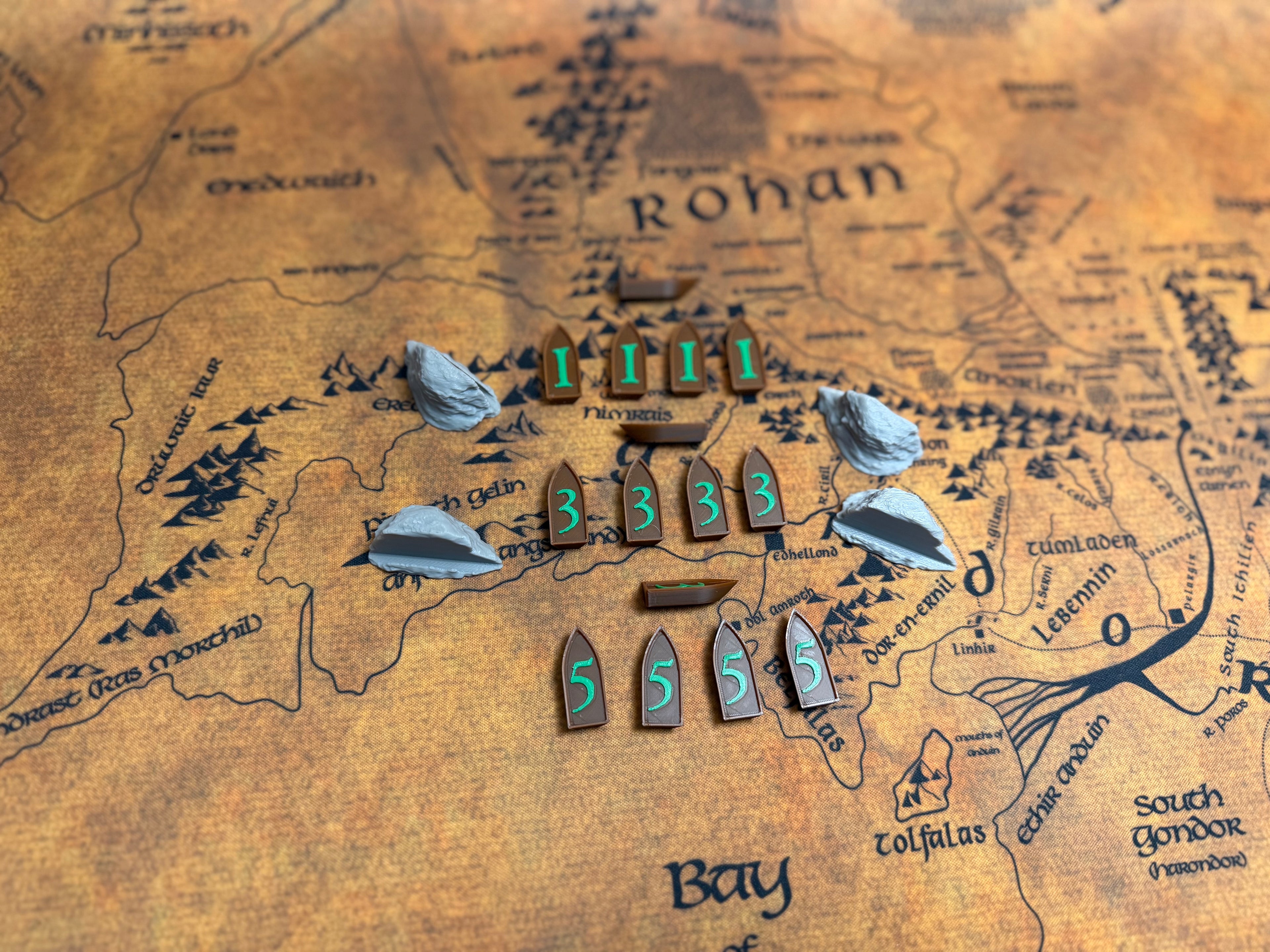 Lord of the Rings LCG Quest Stand & Tokens
