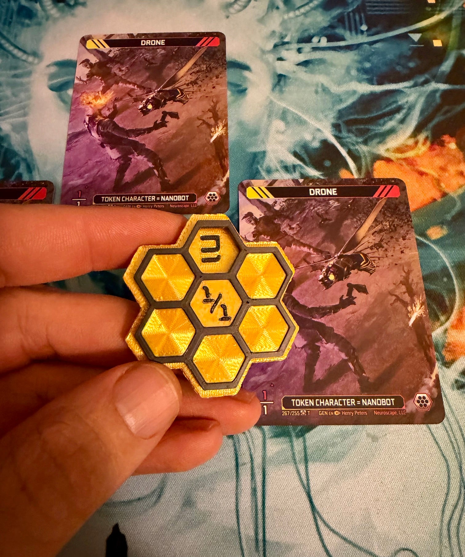 Nanobot Drone Token Tacker Set – Neuroscape TCG
