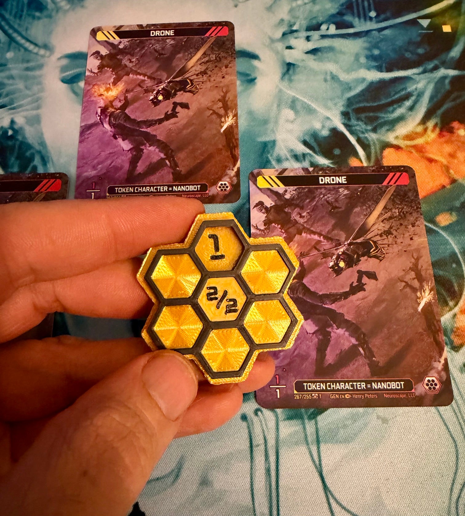 Nanobot Drone Token Tacker Set – Neuroscape TCG