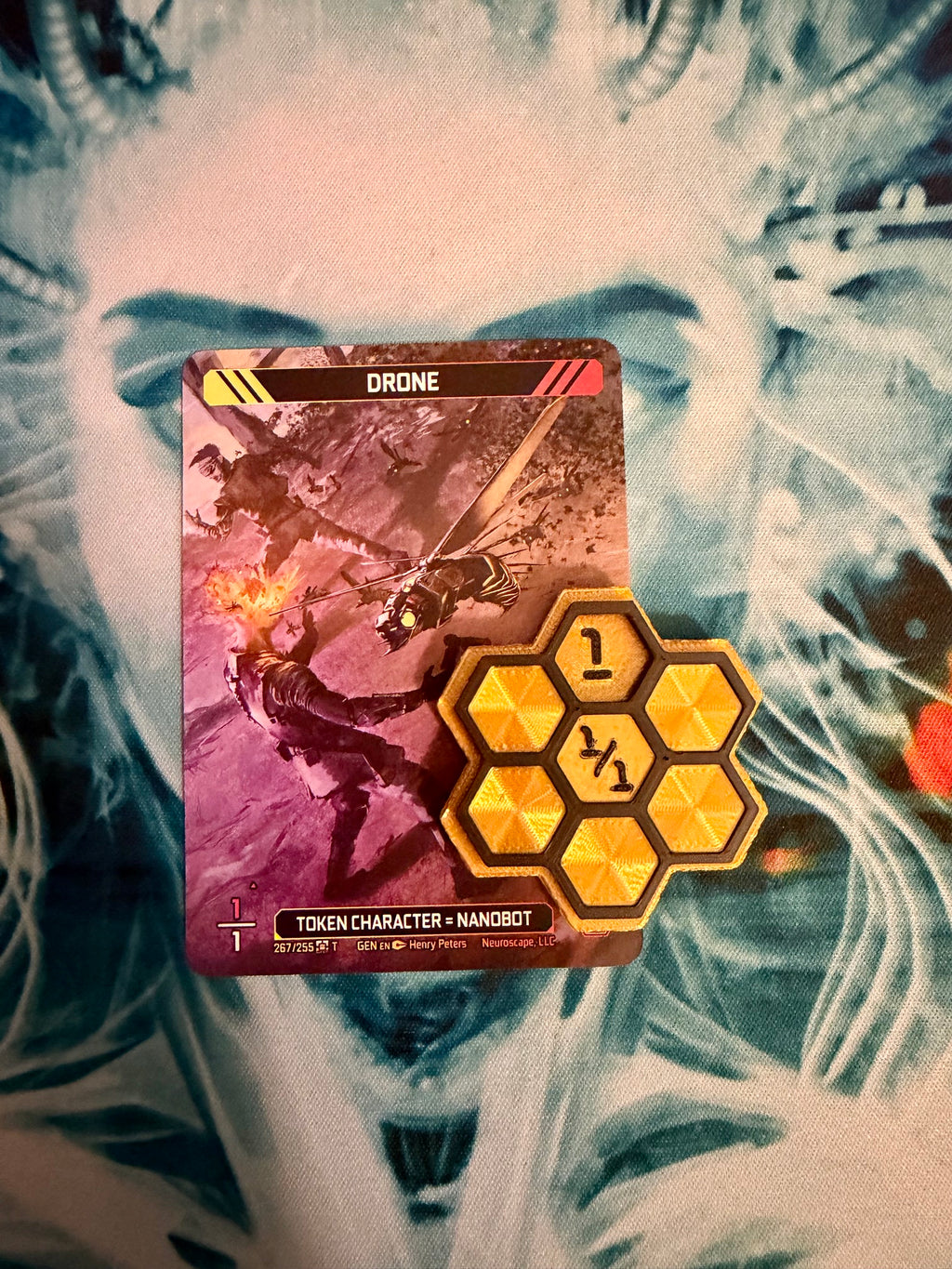 Nanobot Drone Token Tacker Set – Neuroscape TCG