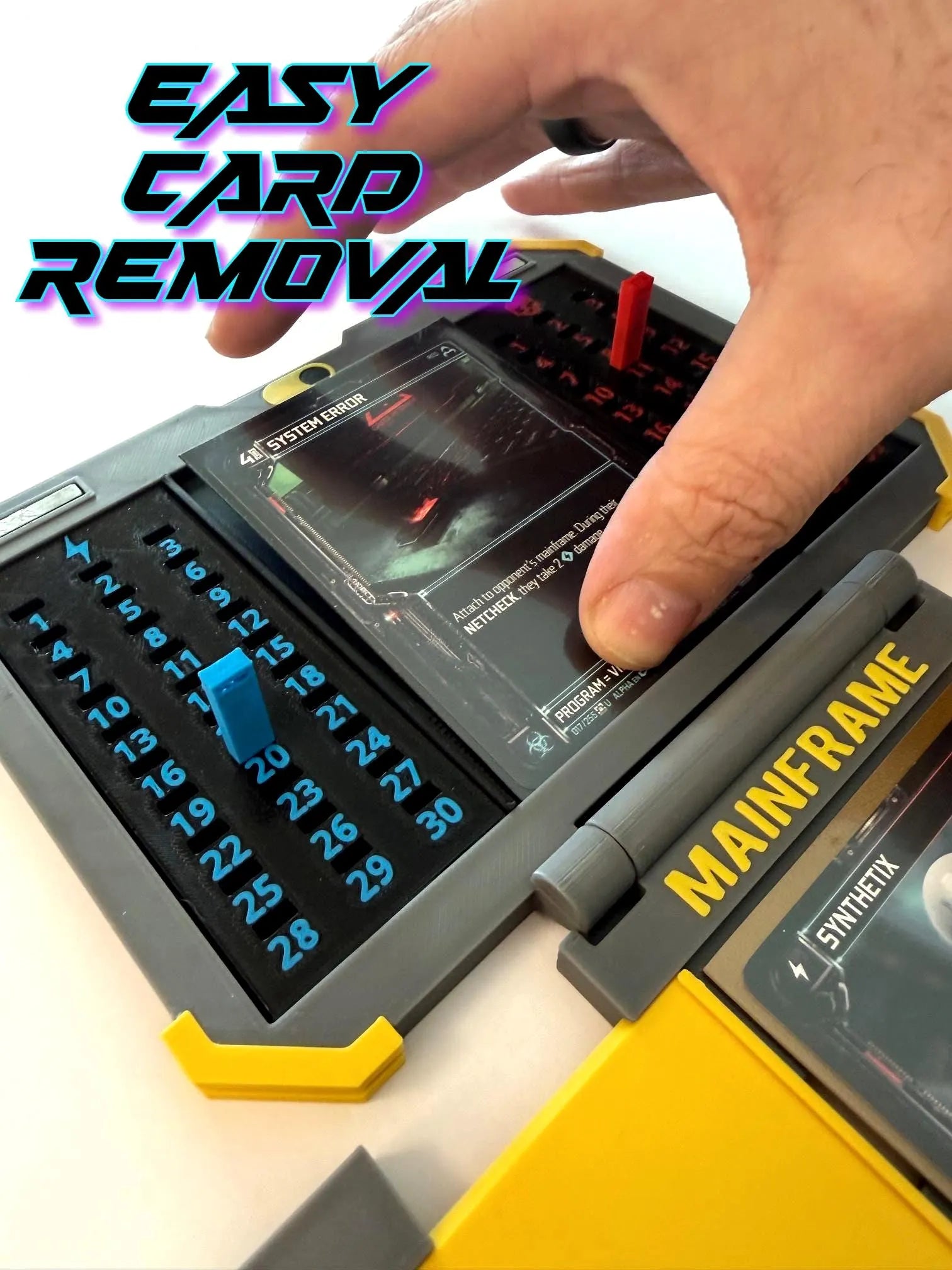 Mainframe Cyberdeck dashboard for Neuroscape TCG