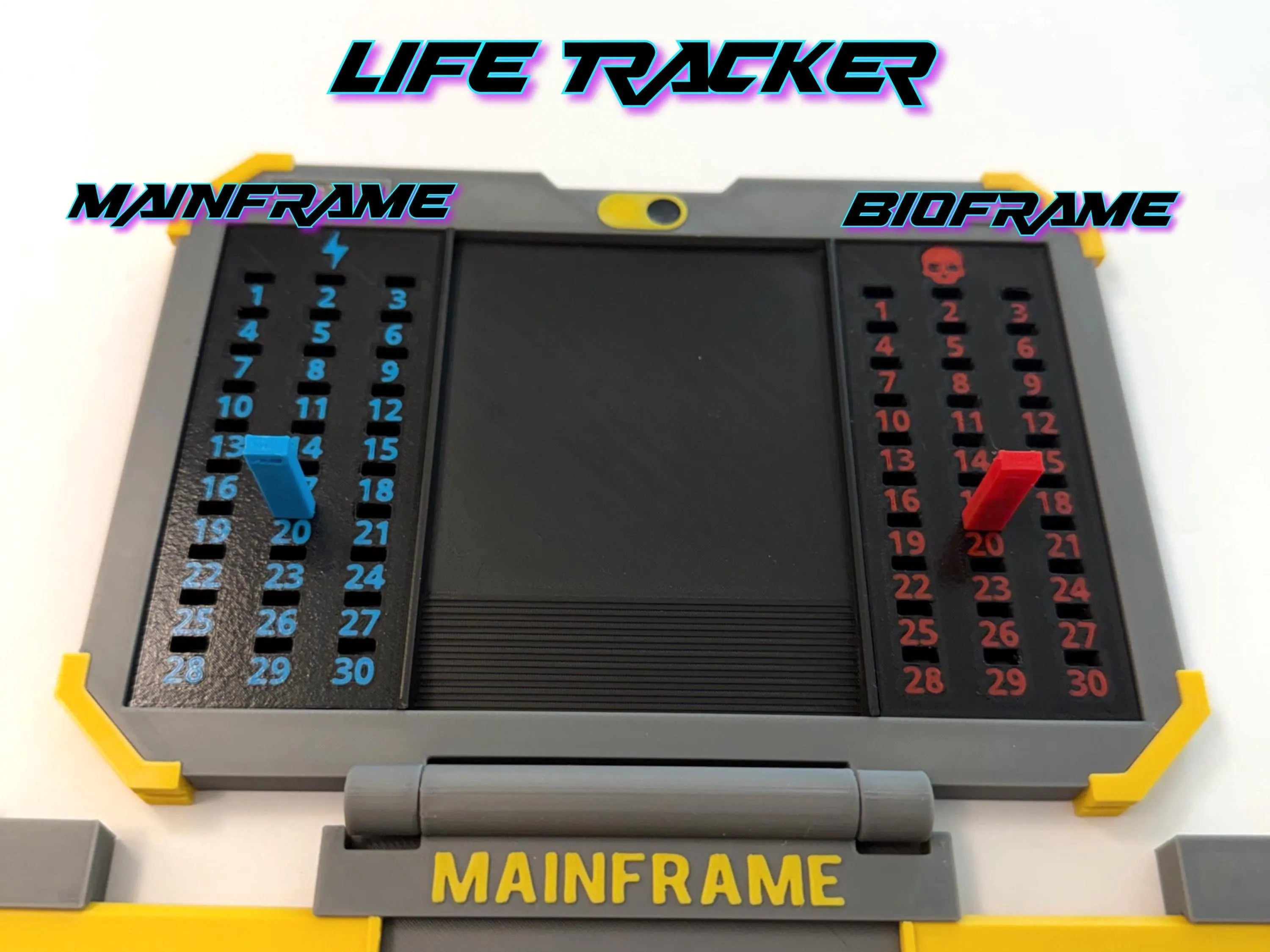 Mainframe Cyberdeck dashboard for Neuroscape TCG