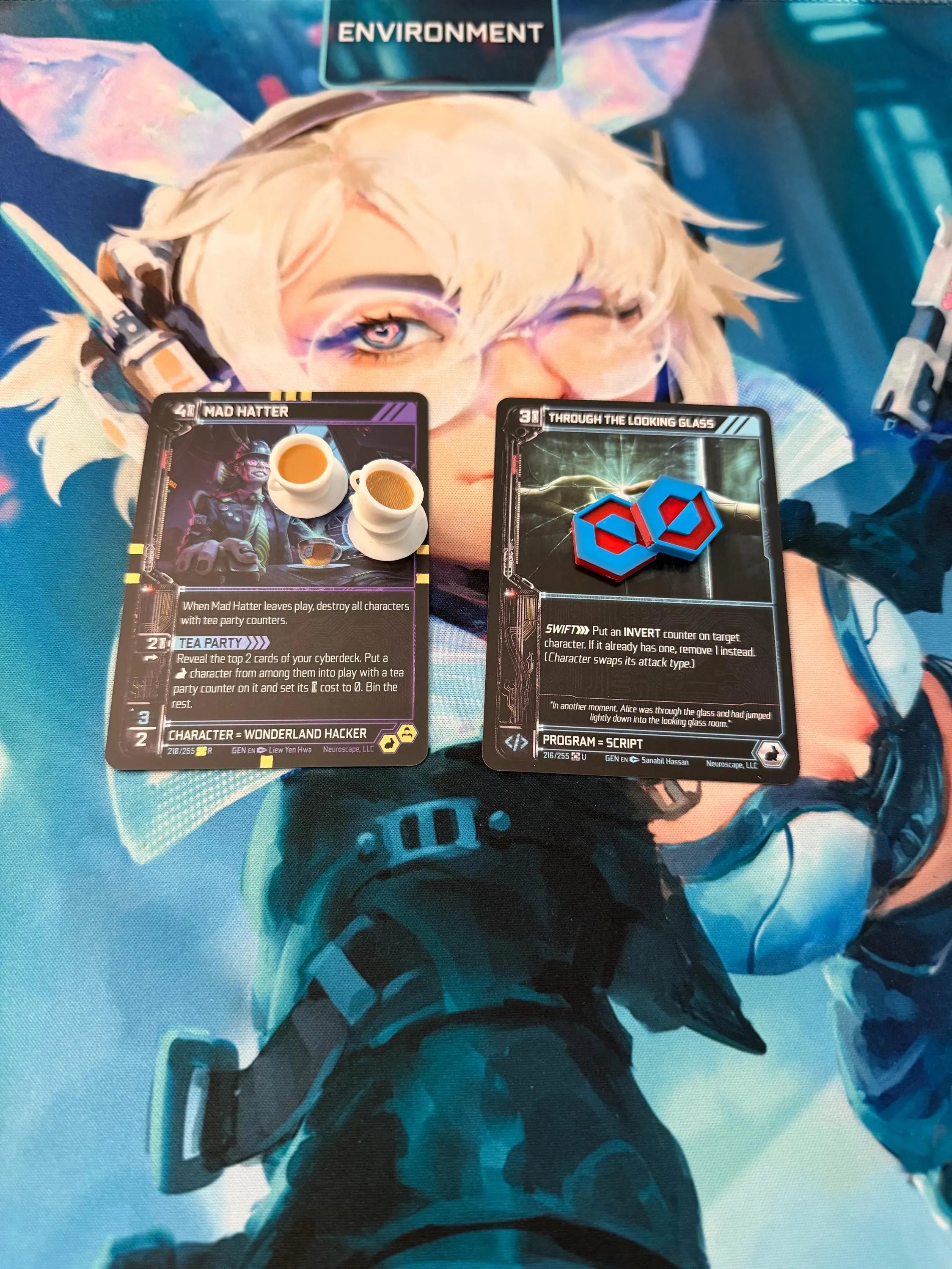 Invert & Tea Party Counters - Wonderland Faction Tokens