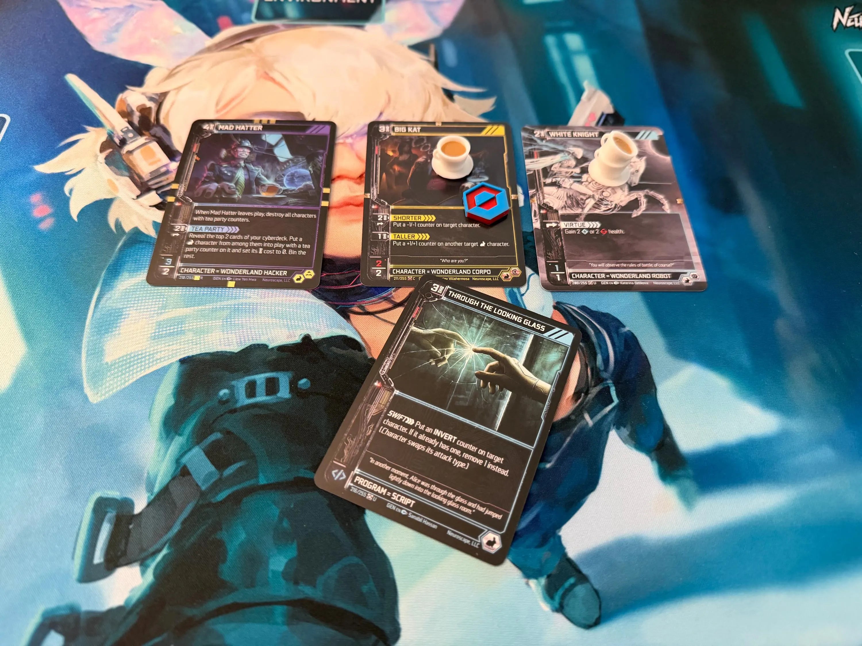 Invert & Tea Party Counters - Wonderland Faction Tokens